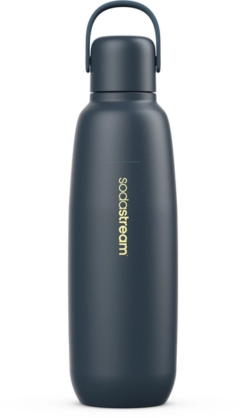 SodaStream fizz&go rvs fles - 0.9L - Blauw