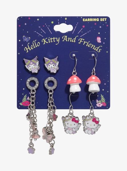 Hello Kitty And Friends Fairy Earring Set
