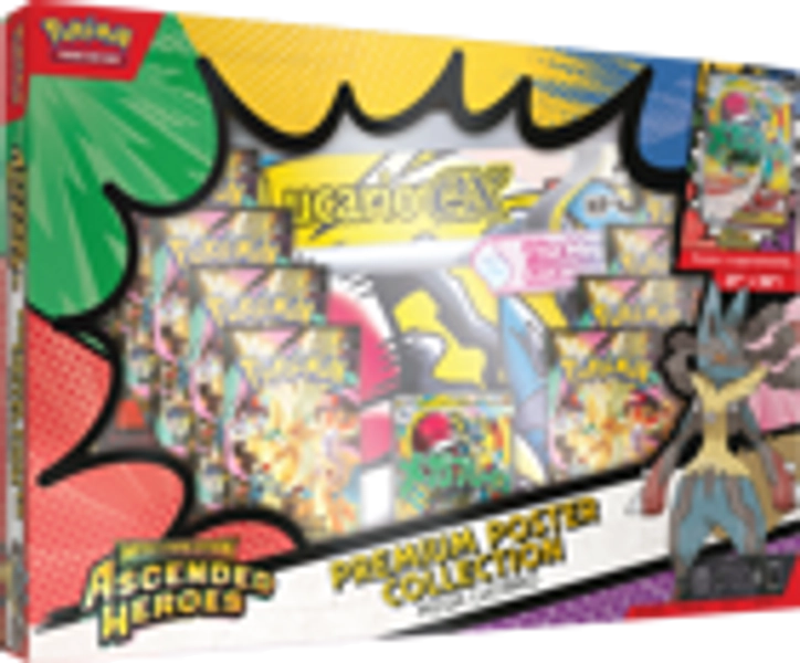 Pokemon Mega Evolution Ascended Heroes Premium Poster Collection Mega Lucario EX