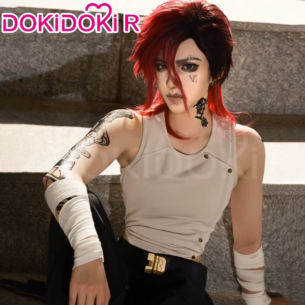 EN STOCK disfraz de Vii Cosplay de Anime【S-3XL】DokiDoki-R disfraz de chaleco para mujer Vii Cosplay de talla grande - AliExpress 200000532