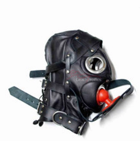 BDSM Hood Goat Leather 6
