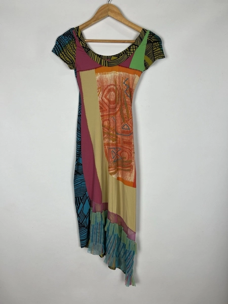 Save The Queen Dress Size S Multicolour Y2k Vintage Avant Garde