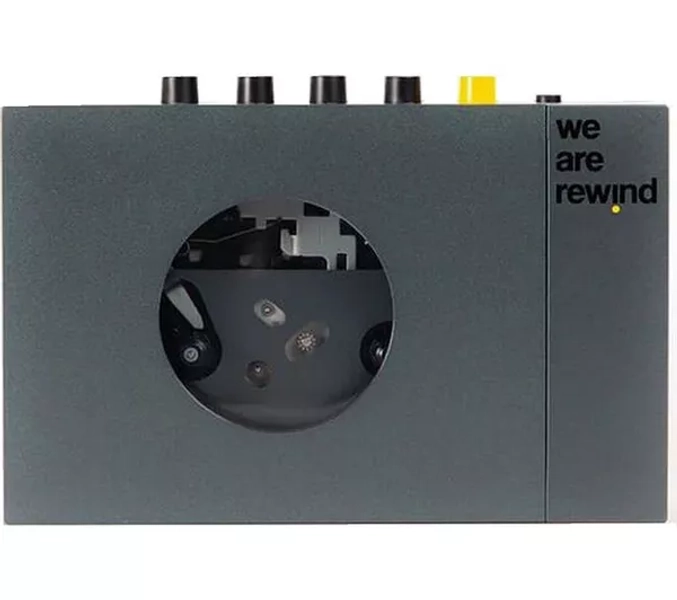 WE ARE REWIND Keith Personal Cassette Player - Grey