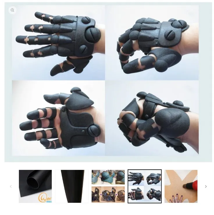 Cosplay black worbla- craft