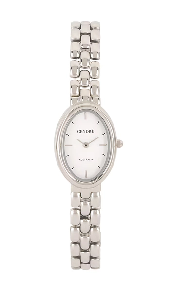 Cendre Phoebe Watch in Metallic Silver.