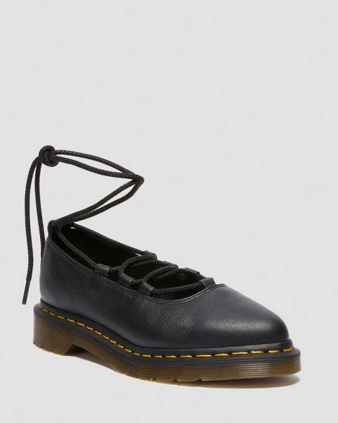 SIZE 8 WM DR MARTENS Elphie II Virginia leather ballet flats