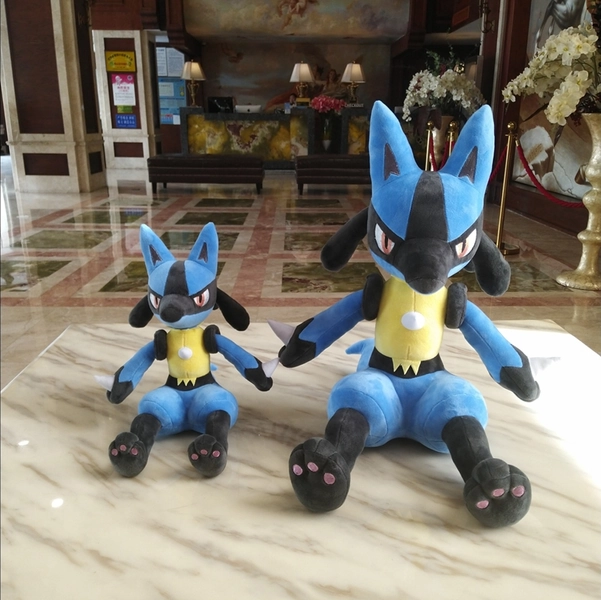 Lucario Plush Toy Riolu Evolution Cute Stuffed Animal Plushies - Large