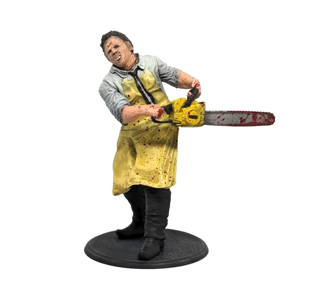 Leatherface, Texas Chainsaw Massacre, Horror Miniature - For Lemax Spooky Town, Dept. 56, Tabletop, RPG, Collectable, 1:12, Dead by Daylight