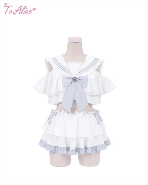 【ToAlice】C4912セーラーフリルビキニ