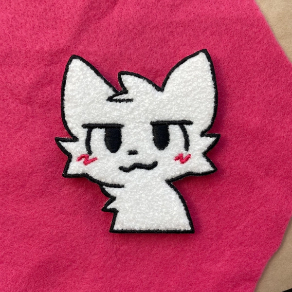 Fluffy Boykisser Meme Chenille Embroidered Patch - Etsy
