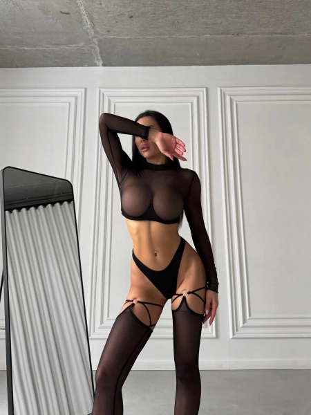 Lingerie SET - Black / S
