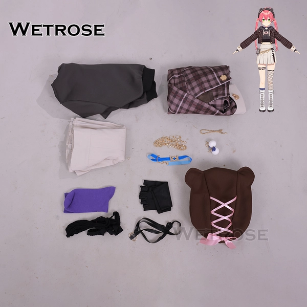 [Wetrose] In Stock Hololive JP Sakura Miko miComet 3D New Outfit Lollipop MV Cosplay Costume さくらみこ新衣装コスプレ