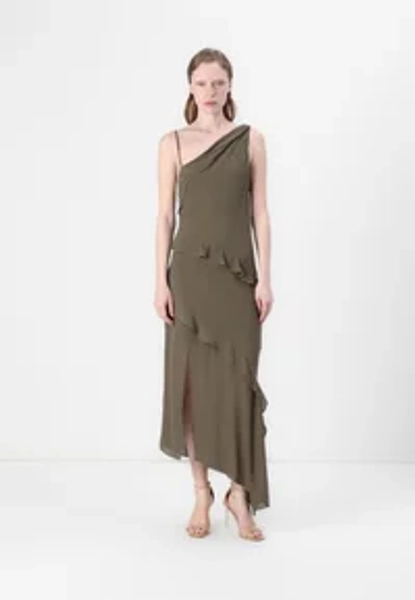 MOENA DRESS  - Maxiklänning - dark greige