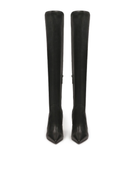 Stiefel mit hohem Stilettoabsatz aus Naturleder