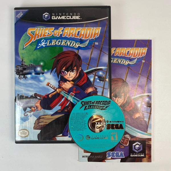 Skies of Arcadia Legends Nintendo GameCube Complete w/ Manual CIB - TESTED