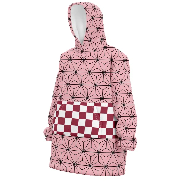 Nezuko Kamado Demon Slayer Snug Oversized Blanket Hoodie