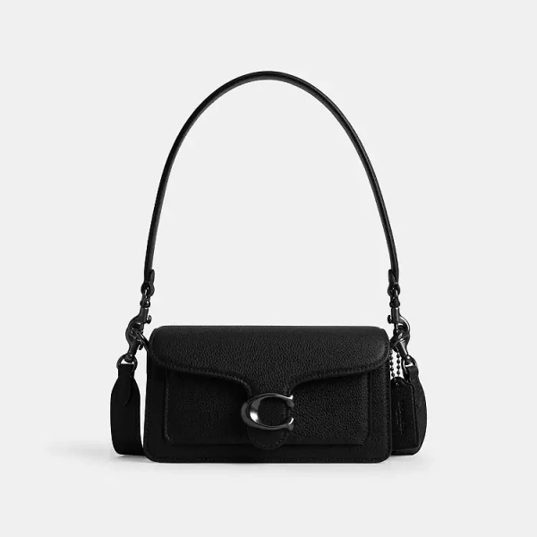 Tabby Shoulder Bag 20 silver/black