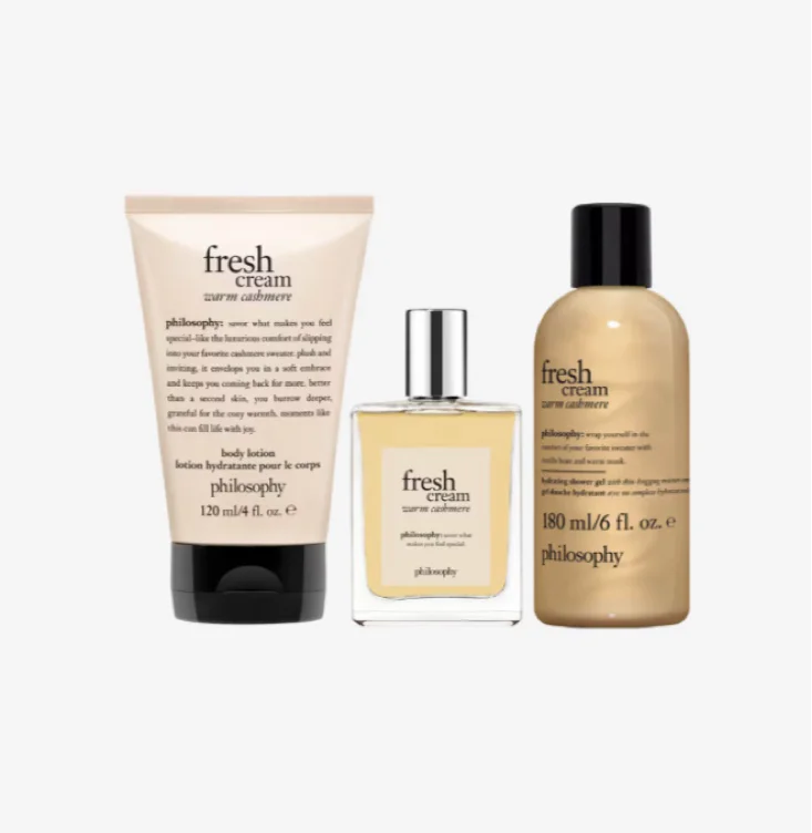Fresh Cream Warm Cashmere Eau de Toilette Trio Gift Set