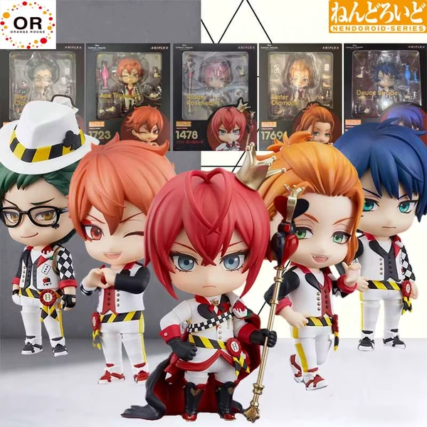 GSC Original MODEL KIT NENDOROID 1478Riddle Rosehearts 1769Cater Diamond 1724 Deuce Spade Anime Action Model Toy for Boy H=100mm - AliExpress 