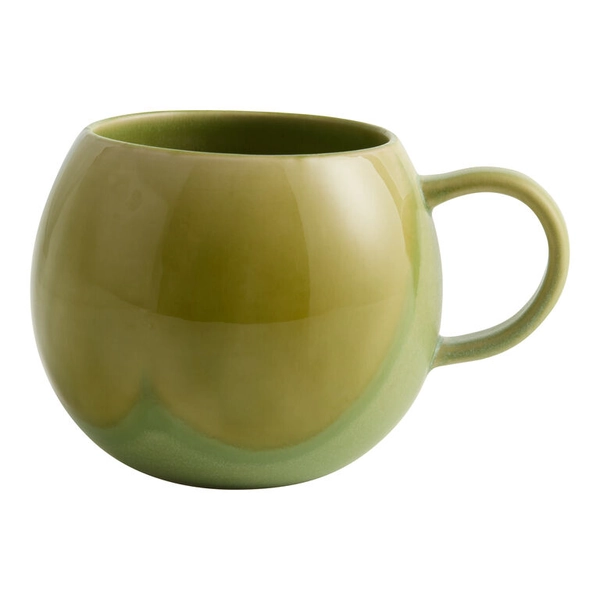 Green Reactive Glaze Ceramic Mug