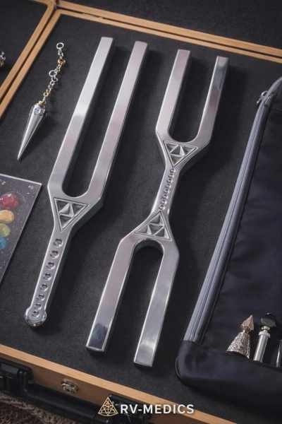 Giant DNA Key Tuning Fork With Sound Sword 128hz