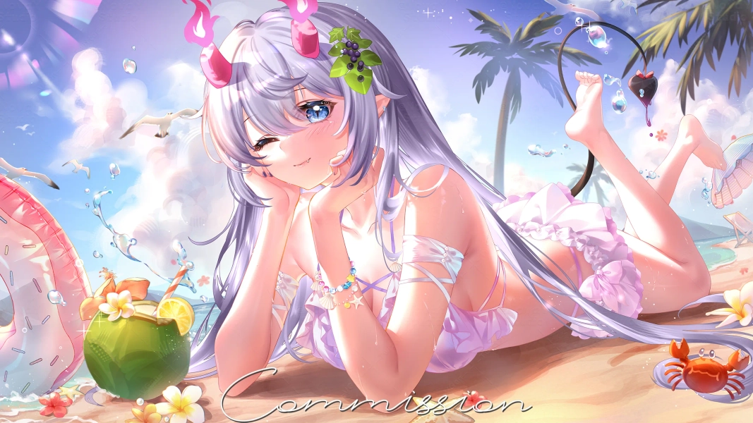 [YCH] Summer YCH 2 by NovaYStudio (@NovaYStudio)