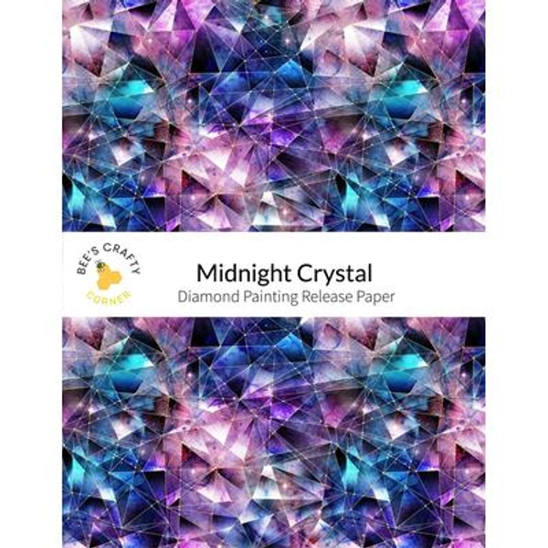 Midnight Crystal - Reusable Patterned Diamond Painting Release Paper