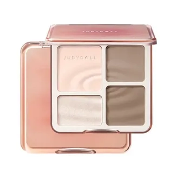Judydoll - 2 IN 1 Highlighter Contour Palette - 3 Colors