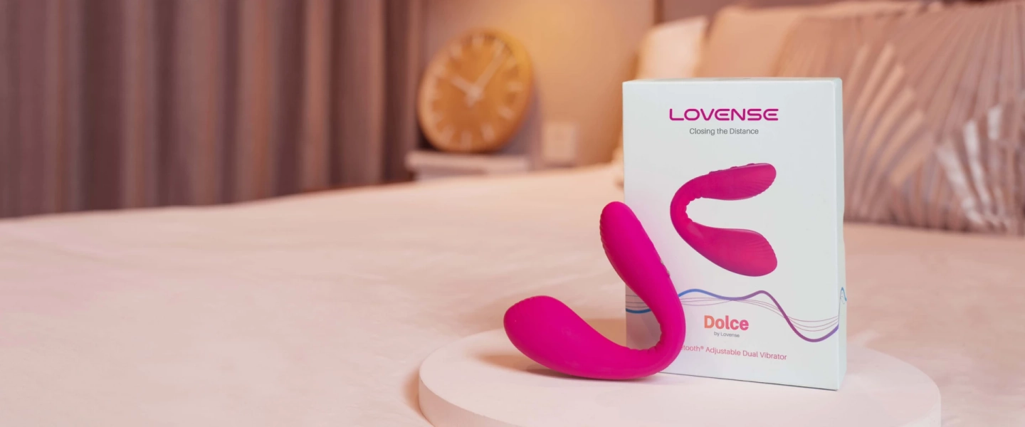 Lovense Dolce: Bluetooth adjustable dual clit & G-spot vibrator!