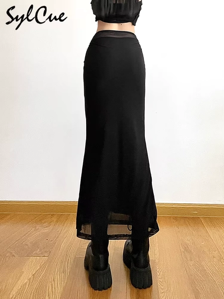 Black Tight Women's Skirt