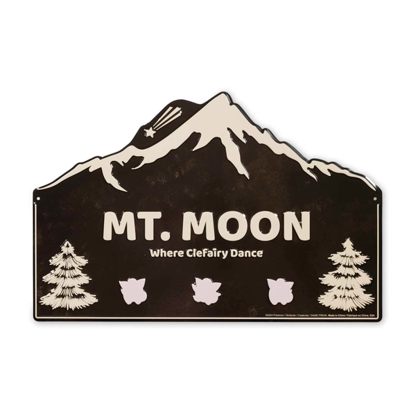 Mt. Moon Metal Sign