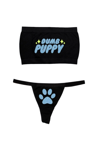 DUMB PUPPY TUBE TOP SET