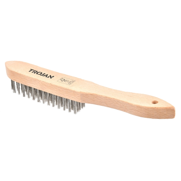 Trojan 5x15 Row Stainless Steel Wire Brush 