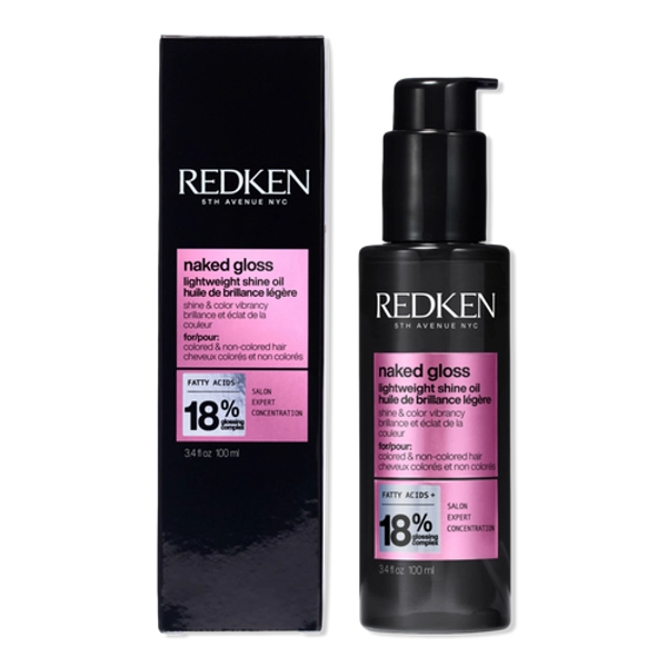 Naked Gloss Lightweight Hair Oil for Shine and Frizz Control