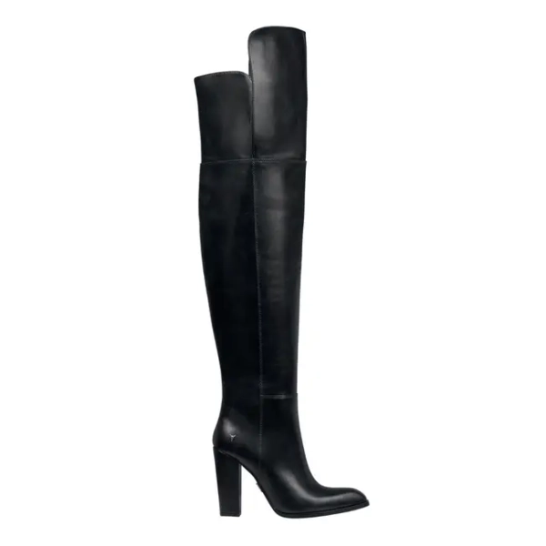 FIDELITY BLACK OVER THE KNEE BOOTS