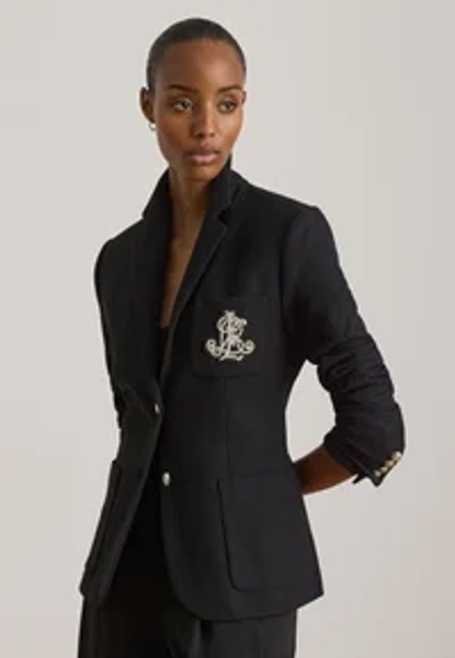 Lauren Ralph Lauren - BULLION JACQUARD BLAZER - Blazer - black