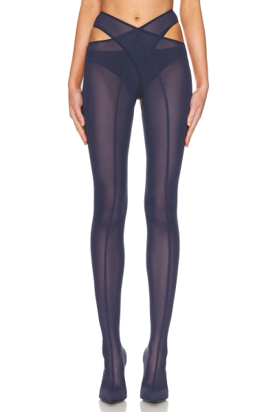 THE ATTICO Cheopissima Thigh High Boot in Blue
