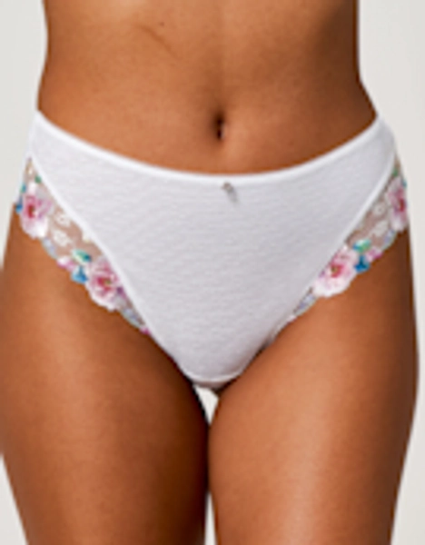 Lillia Thong in White Floral by Fantasie