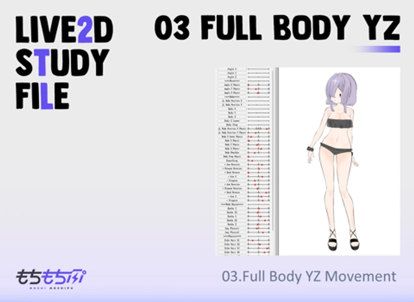 03：Full Body YZ Movement【Live2D Study File】