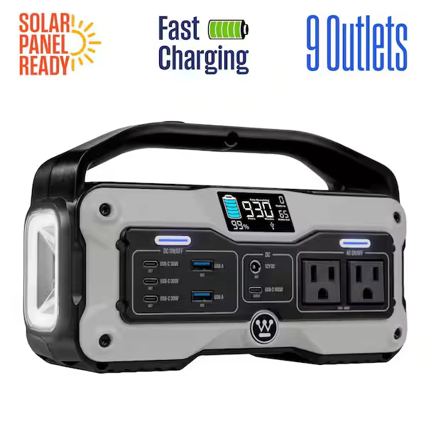 Westinghouse 400-Watt Lithium-Ion Portable Power Station with LED Display and Flashlight iGen400s