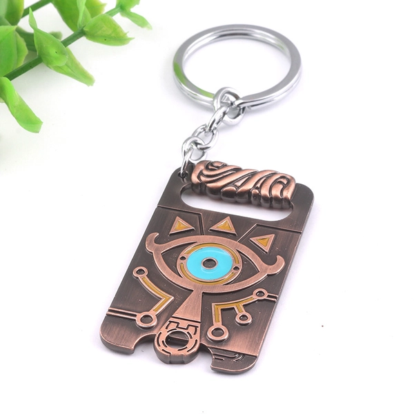 Zelda Sheikah Slate Keychain BOTW TOTK Key Ring