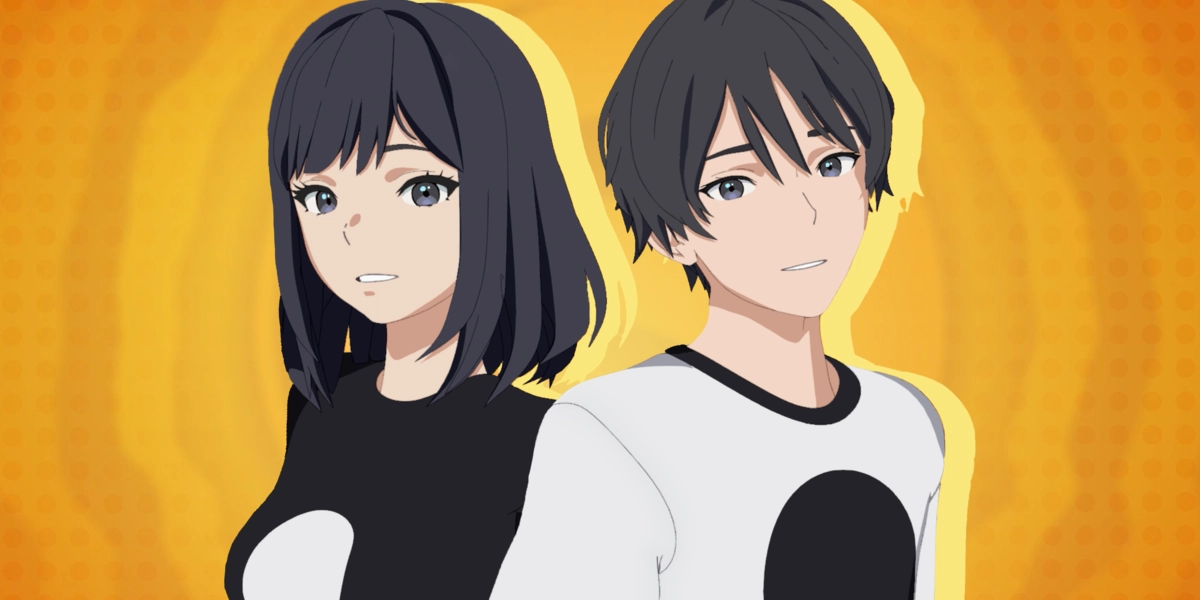 Anime Twins Blender Rig Pack - Yin and Yang