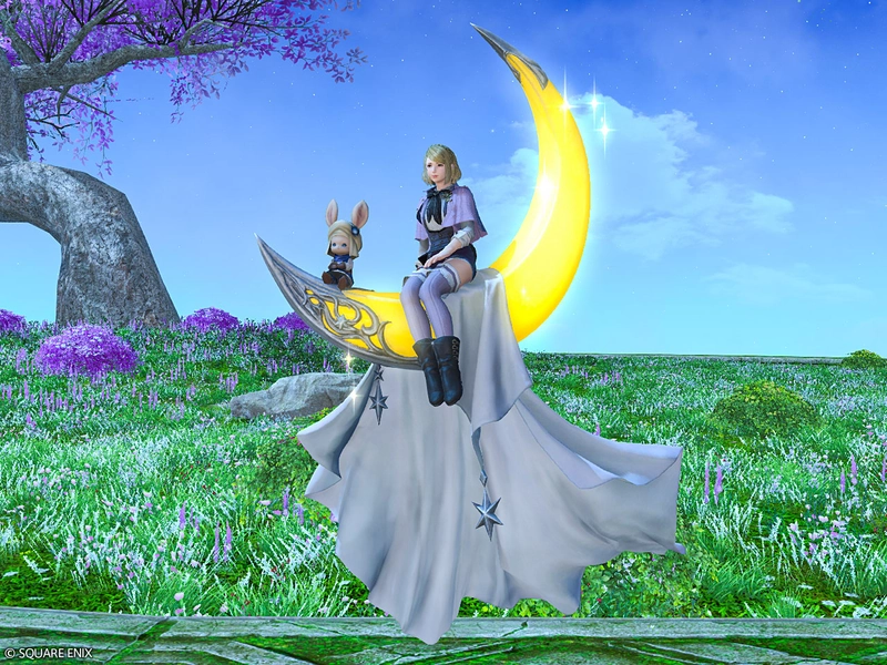 Mount: Crescent Moon (Account-wide) | FINAL FANTASY XIV Online Store