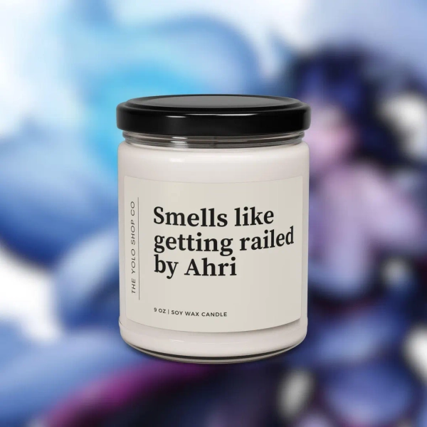Ahri Inspired Soy Candle | League of Legends Gift (9oz) - Etsy
