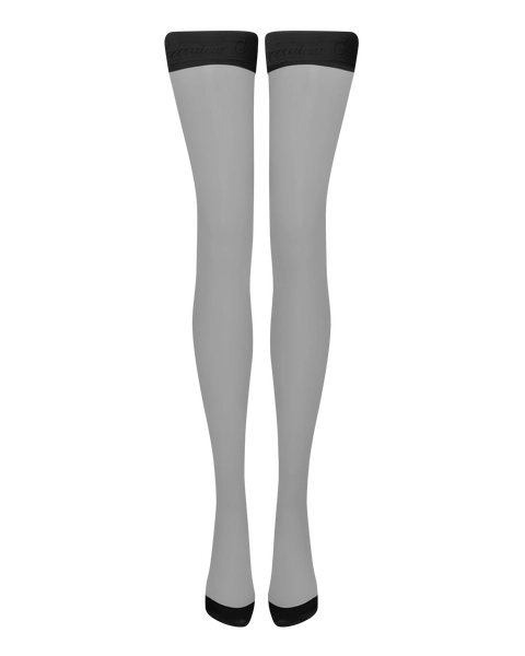 Tanzie Hold Ups in Black/Black | By Agent Provocateur