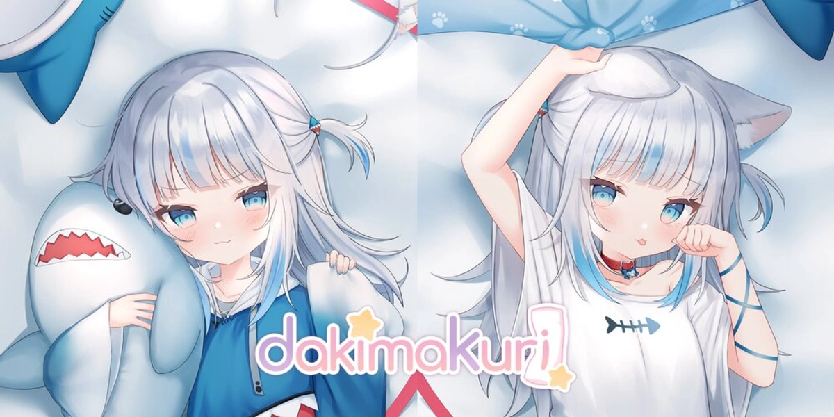 Gawr Gura Dakimakura Cover
