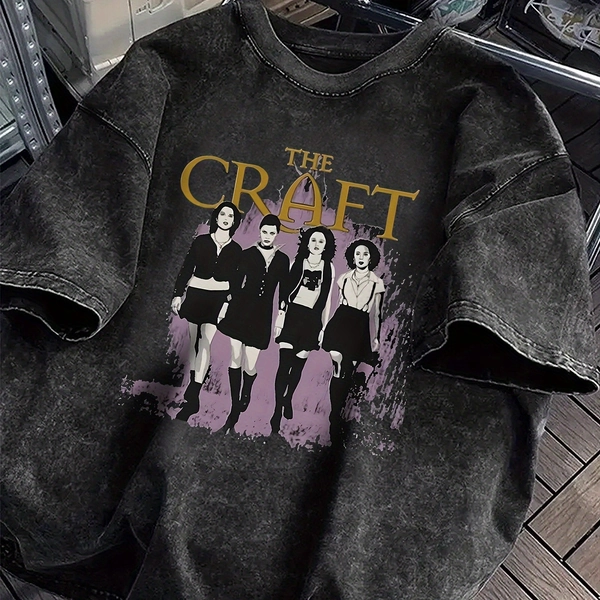 Modisches Damen-Lässiges Kurzarm-T-Shirt mit Rundhalsausschnitt und Print