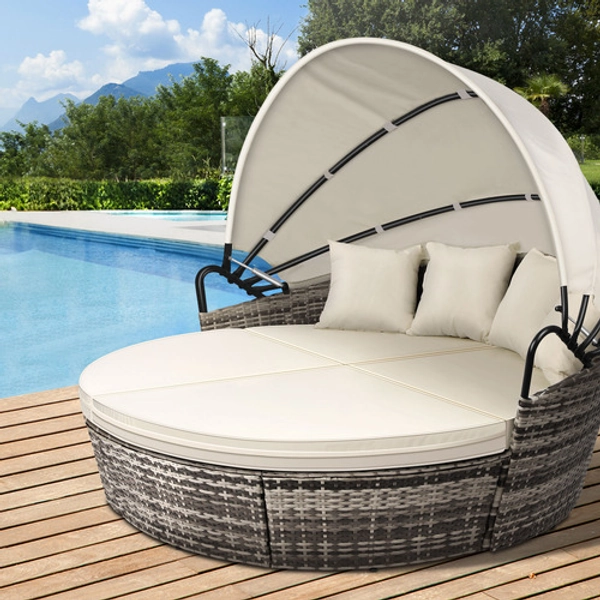 Rill PE Wicker Outdoor Daybed