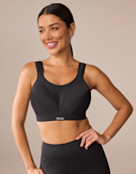 D+ Max Sports Non Wired Sports Bra in Black by Shock Absorber