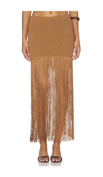 Chrissa Fringe Skirt